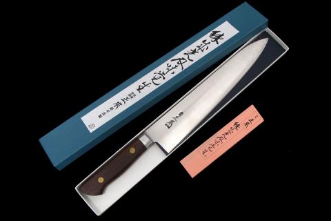 牛刀包丁 240mm 鍔付き柄 箱付 λA6810-2L2C | 正本総本店 | 包丁