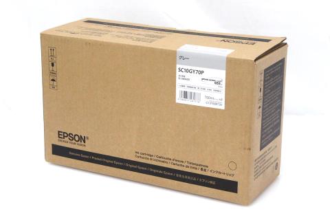 エプソン 未使用品｜エプソン SC10GY70P グレー インクカートリッジ 700ml 純正 HA03-A7987-3W4 EPSON 4個セット SureColor用 高画質 大判プリンター