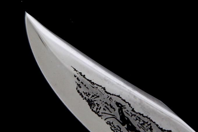 OTHELLO ゾーリンゲンナイフ 160mm スタッグハンドル レザーシース付