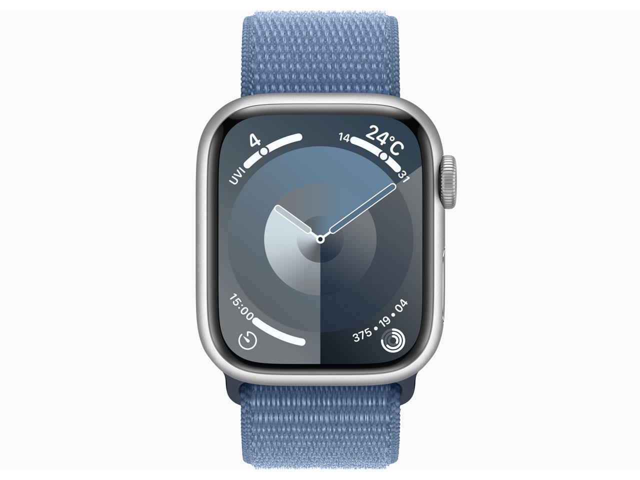 Apple Watch Series 9 GPSモデル 41mm MR923J/A シルバー/ウインター