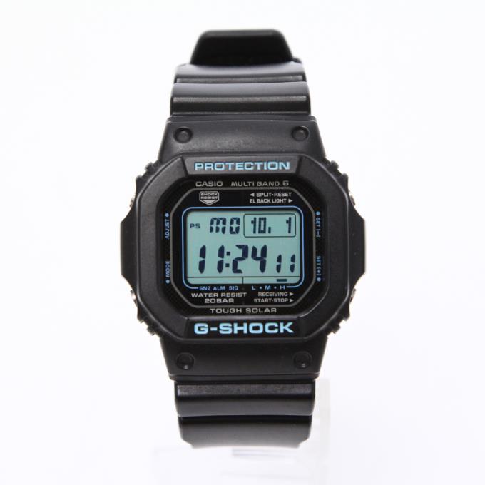 カシオ G-SHOCK ブラック×ブルー GW-M5600 - 腕時計(アナログ)