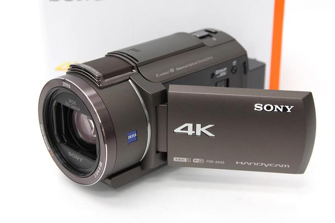 ソニーデジタル４Kビデオカメラ　 FDR-AX45 TI ブロンズブラウン