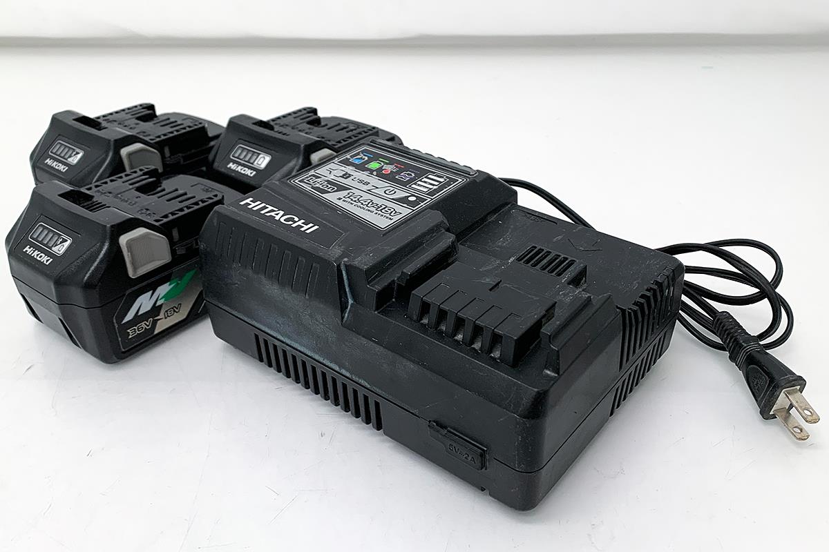 ハイコーキ バッテリーBSL36A18Bと充電器UC18YDL2のセット - メンテナンス