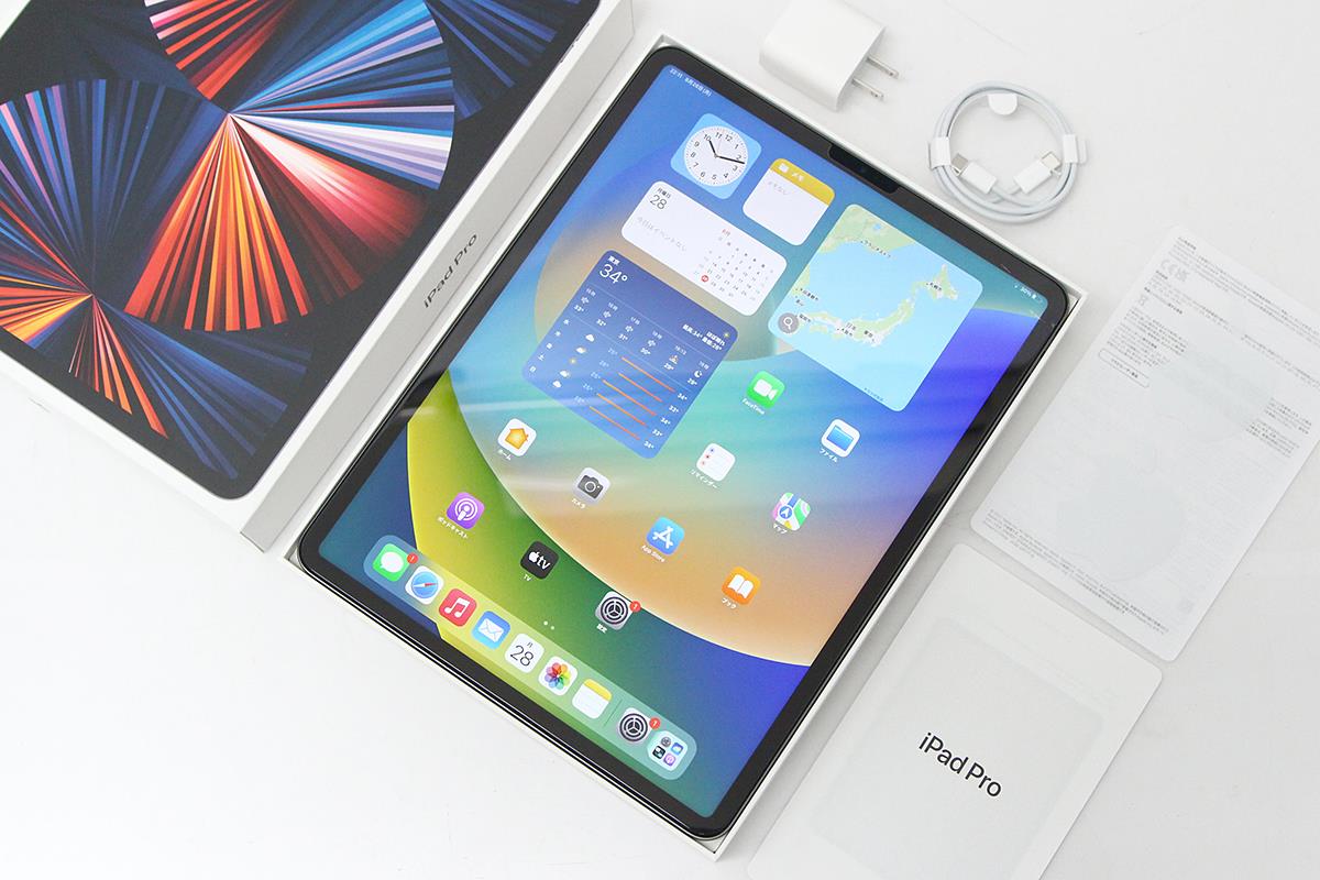 iPad Pro 2021 12.9インチ 第5世代 MHNF3J/A スペースグレイ Wi-Fi 容量128GB πH2923-2G9 | アップル  | タブレット-アキバ流通