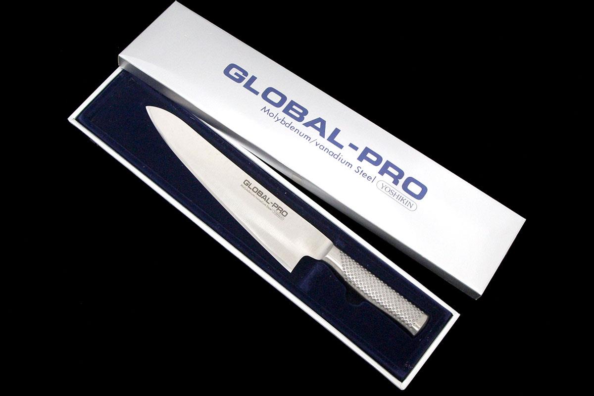 牛刀 洋包丁 240mm モリブデンバナジウム鋼 GLOBAL-PRO GP-14 箱付 KN02-A10229-2L2A | グローバル | 包丁 -アキバ流通