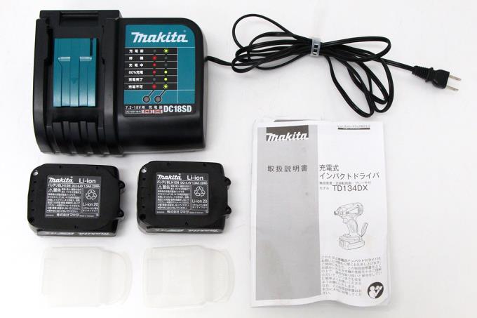 マキタ 充電式インパクトドライバ  TD134DX 美品スポーツ/アウトドア