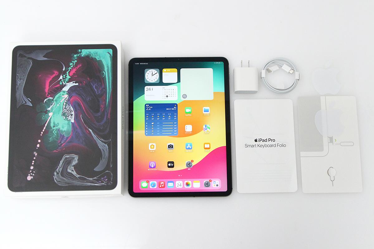 iPad Pro MXE82J/A 11インチ 第2世代 スペースグレイ Wi-Fi Cellular 容量1TB SIMフリー πH3319-2G9  | アップル | タブレット-アキバ流通